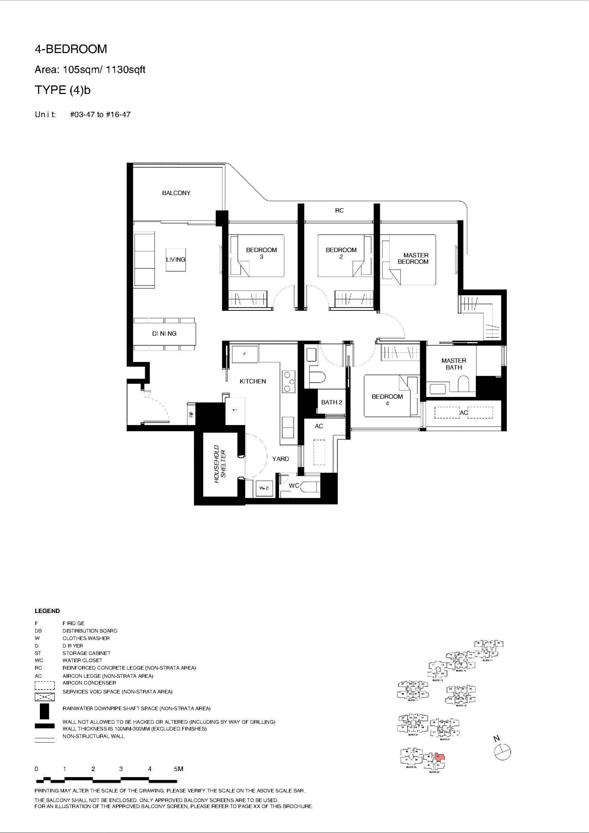Tengah Garden Residences floorplan